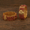 Antique Temple Bangles With Gold Plating