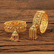 Antique Openable Bangles With Gold Plating