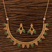Antique Delicate Necklace With Gold Plating
