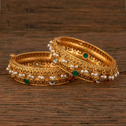 Openable Bangles With Matte Gold Plating