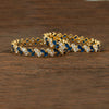 Cz Classic Bangles With Gold Plating