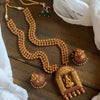 Mahalakshmi Mantap Kemp 3 Line Bridal Haaram Necklace Set